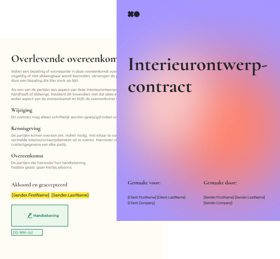 Software voor het genereren van contracten
