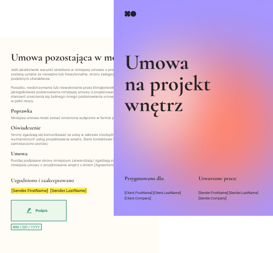 Oprogramowanie do generowania umów
