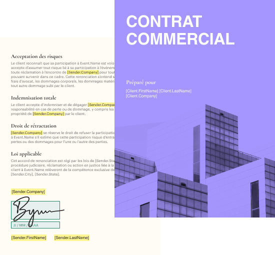 Logiciel de gestion simplifiée des contrats