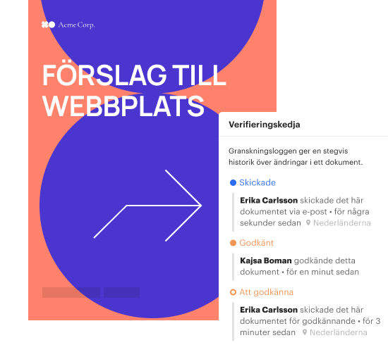 Arbetsflödesprogram för godkännande