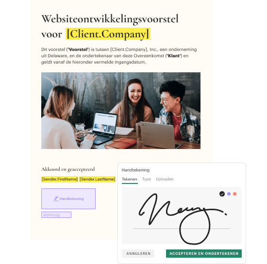 De snelle, eenvoudige en veilige oplossing voor elektronische handtekeningen
