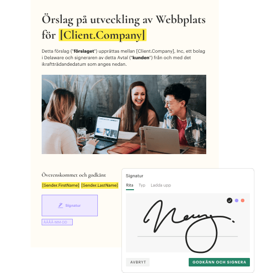 Den snabba, enkla och trygga e-signaturlösningen