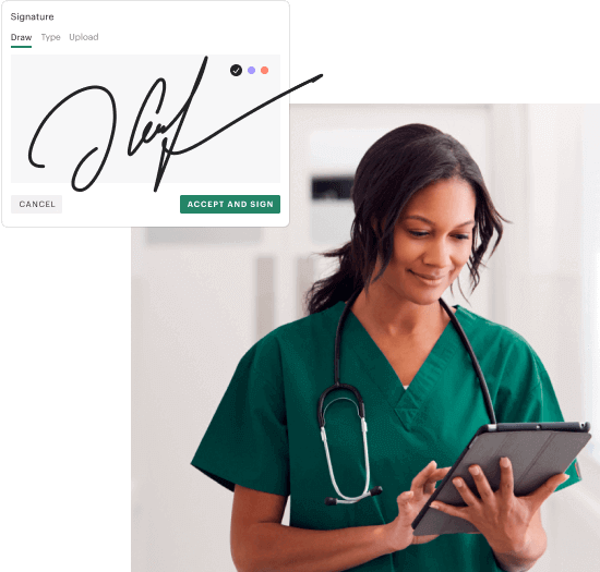 HIPAA compliance and streamlined eSignatures for healthcare