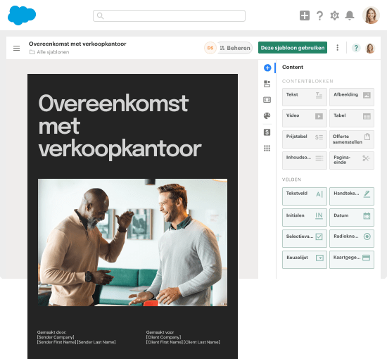 Documenten voor Salesforce genereren