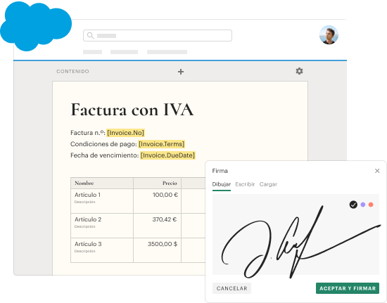 Firmas digitales para Salesforce