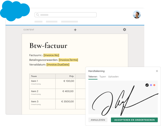 eSignatures voor Salesforce