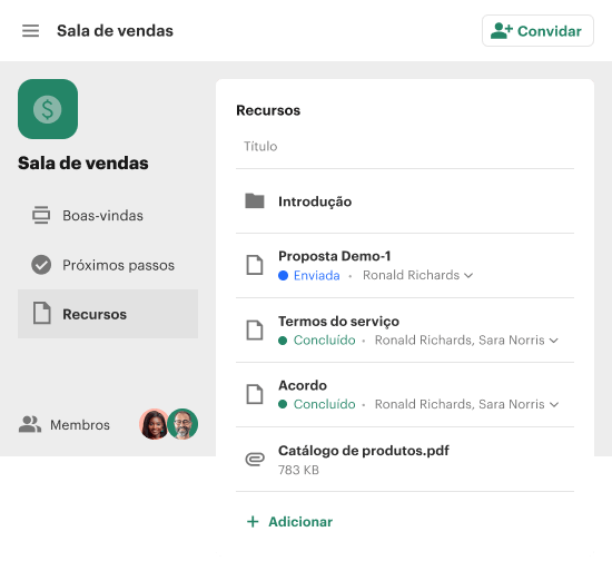 Feche mais negócios com a nova solução Salas
