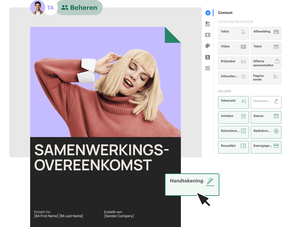 Eenvoudig ondertekenen en verkopen op 1 betaalbaar platform