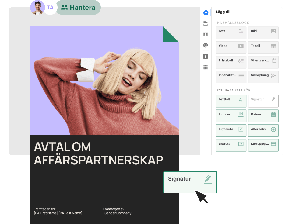 Signera och sälj med en enda lättanvänd och prisvärd plattform