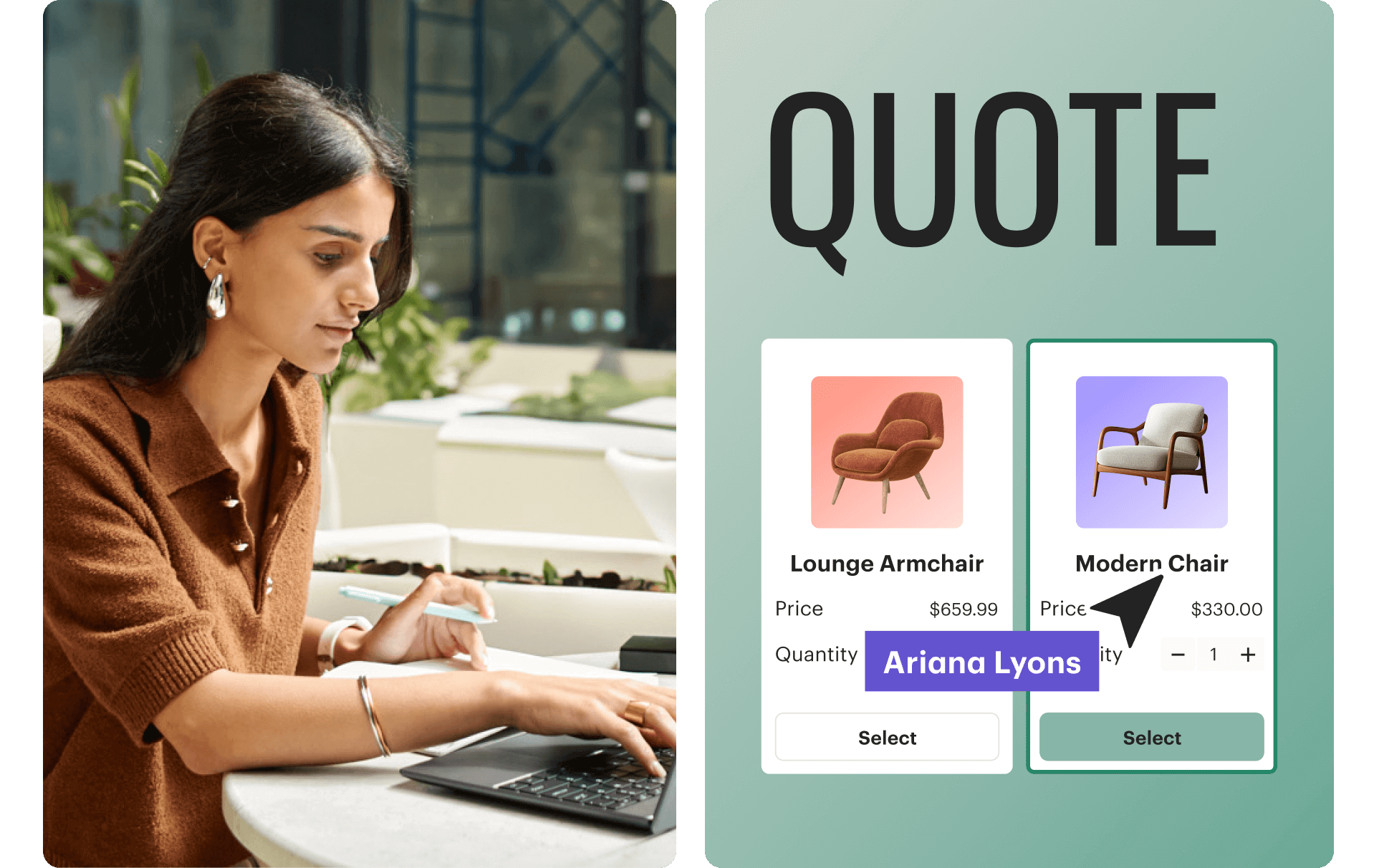 Automate your quotes
<br /> for faster deals