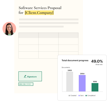 Close deals faster by collecting prospect requests, eSignatures, and even payments