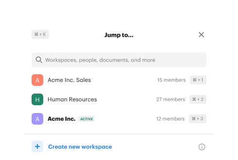 Workspaces